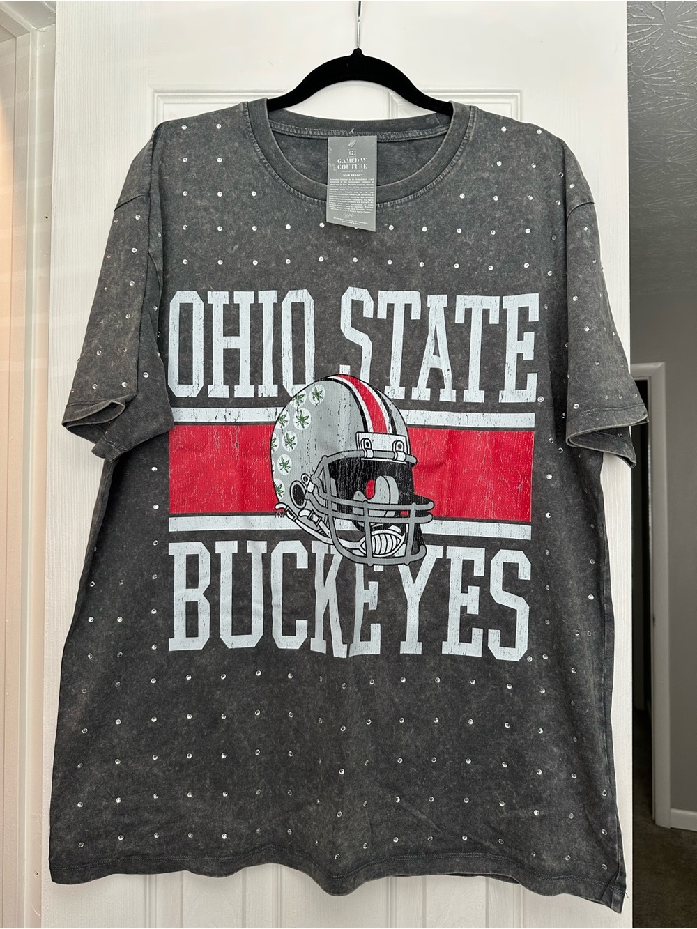 Ohio State Buckeyes Gameday Couture Studded Shirt